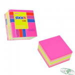 Bloczek STICK\N 51x51mm różowy-mix neon i pastel 21533