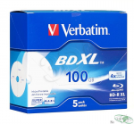Płyta BD-R XL VERBATIM Blu-ray 100GB nadruk 43789 Jewel Case  speed 4x