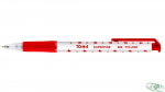 Długopis S-FINE automatyczny czerwony TO-069