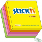Bloczek STICK\N 51x51mm mix 5 kolorów neonowych 21203