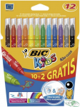 Flamastry BIC Kid Couleur 10+2 kolorów 841801/920294