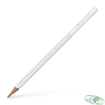 Ołówek SPARKLE B biały z kryształkami FC118305 FABER-CASTELL