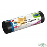 Worki na śmieci ekologiczne 60L 10szt. z taśmą (LDPE) STELLA WNS-4256