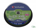 Płyta CD-RW VERBATIM CAKE(10) 700MB x12               43480