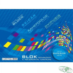 Blok techniczny A4/10k z kolor.kartkami KRESKA