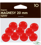 Magnesy 20mm GRAND czerwone  (10)^ 130-1688