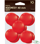 Magnesy 40mm GRAND czerwone  (10)^ 130-1701